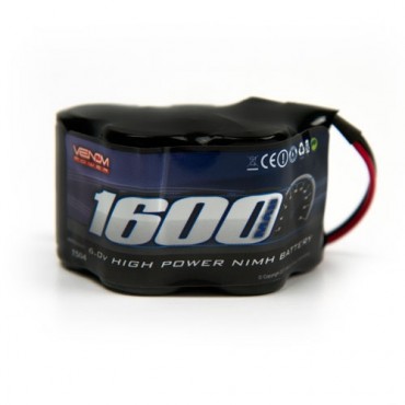 PACK BATERIA PARA RECEPTOR NIMH VENOM 6V 1600MAh 5 CÉLULAS HUMP PLUG JST COMPATÍVEL COM KYOSHO BV 1504 J